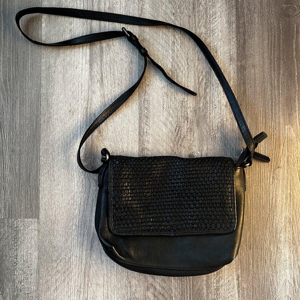 eather handbag black